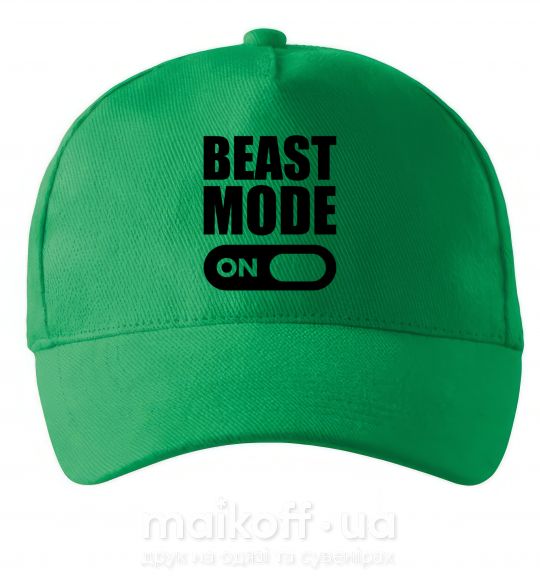 Кепка Beast mode on Зеленый фото