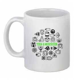 Чашка керамічна Yoga meditation Чашка керамічна Yoga meditation