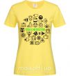 Жіноча футболка Yoga meditation Лимонний фото