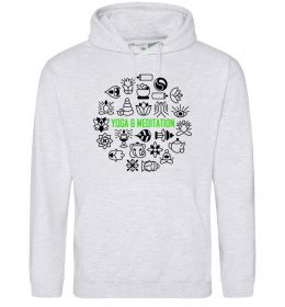 Жіноча толстовка (худі) Yoga meditation Жіноча толстовка (худі) Yoga meditation