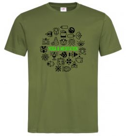 Мужская футболка Yoga meditation