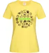 Жіноча футболка Yoga meditation Лимонний Жіноча футболка Yoga meditation Лимонний фото