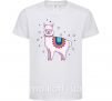 Дитяча футболка Alpaca stars Білий фото