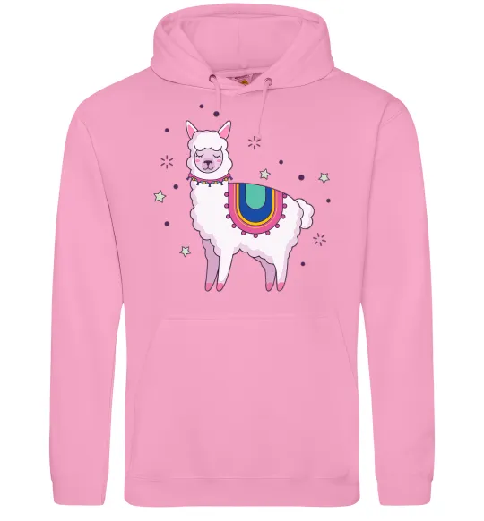 Чоловіча толстовка (худі) Alpaca stars Рожевий фото