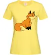 Жіноча футболка Лисичка Лимонний фото