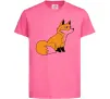 Дитяча футболка Лисичка Яскраво-рожевий фото