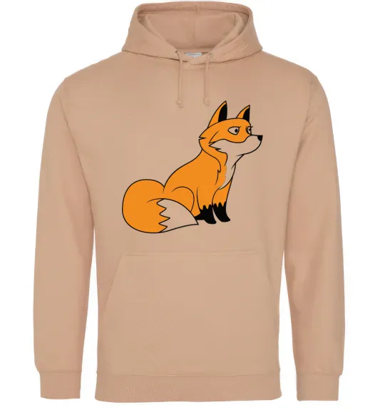 Чоловіча толстовка (худі) Лисичка Пісочний фото