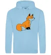 Жіноча толстовка (худі) Лисичка Блакитний фото