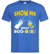 Мужская футболка Show me your boo-bees boo Ярко-синий фото