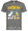 Мужская футболка Show me your boo-bees boo Графит фото