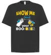 Футболка Оверсайз Show me your boo-bees boo Чорний фото