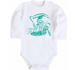 Дитячий бодік Death eat pizza