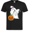 Мужская футболка Пес з паучком Черный Мужская футболка Пес з паучком Черный фото