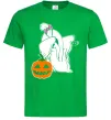 Мужская футболка Пес з паучком Зеленый Мужская футболка Пес з паучком Зеленый фото