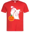Мужская футболка Пес з паучком Красный Мужская футболка Пес з паучком Красный фото