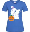 Жіноча футболка Пес з паучком Яскраво-синій Жіноча футболка Пес з паучком Яскраво-синій фото