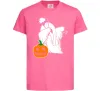 Детская футболка Пес з паучком Ярко-розовый Детская футболка Пес з паучком Ярко-розовый фото