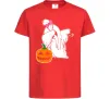 Детская футболка Пес з паучком Красный Детская футболка Пес з паучком Красный фото