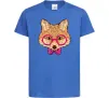 Детская футболка Ввічливий лис Ярко-синий Детская футболка Ввічливий лис Ярко-синий фото