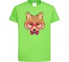 Детская футболка Ввічливий лис Лаймовый Детская футболка Ввічливий лис Лаймовый фото