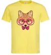 Чоловіча футболка Ввічливий лис Лимонний фото