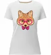 Жіноча преміум футболка Ввічливий лис Білий фото