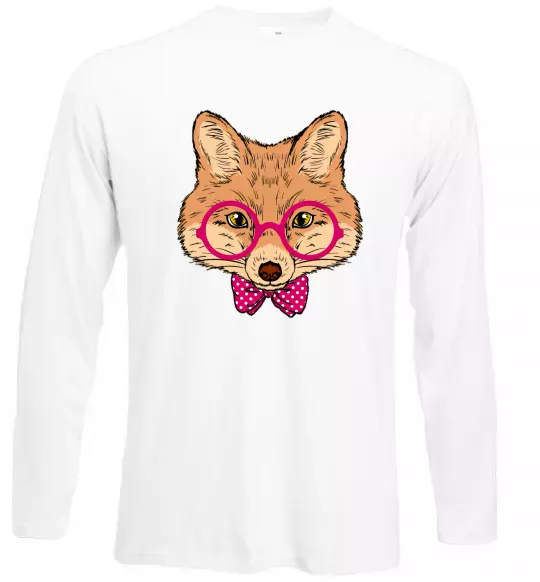 Лонгслив Ввічливий лис Белый фото