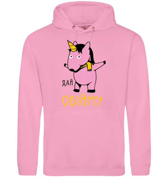 Женская толстовка (худи) Дай обійму Розовый фото