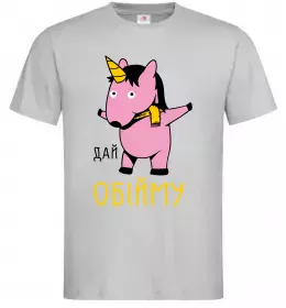 Мужская футболка Unicorn in glasses Белый фото