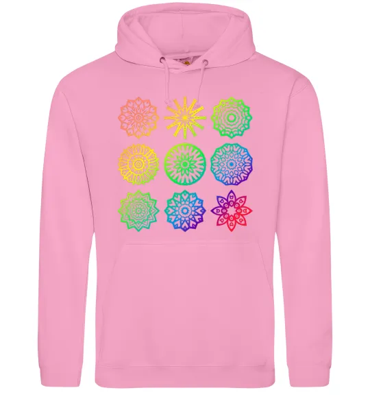 Жіноча толстовка (худі) Йога принт Рожевий фото