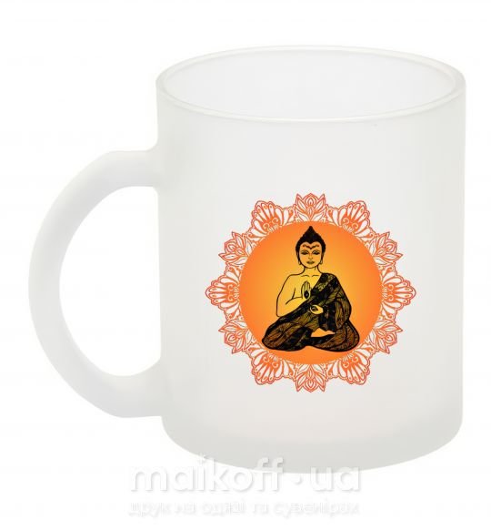 Чашка скляна India print Фроузен фото