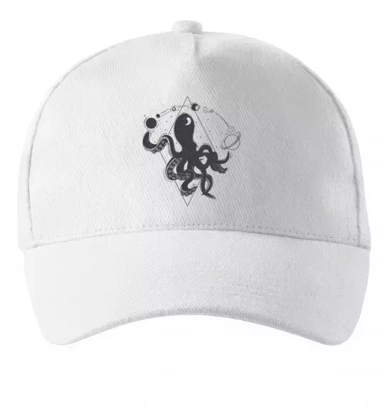 Кепка The octopus Білий фото