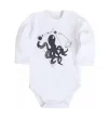 Детский боди The octopus Белый Детский боди The octopus Белый фото