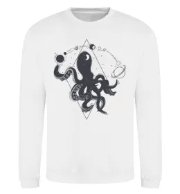 Світшот The octopus Білий фото