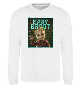 Свитшот I'm Groot Белый фото