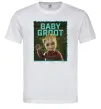 Чоловіча футболка Baby groot Білий Чоловіча футболка Baby groot Білий фото