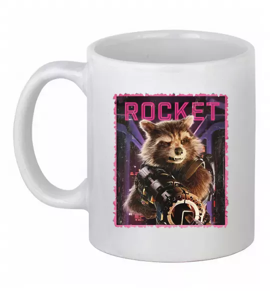Чашка керамічна Rocket Білий фото