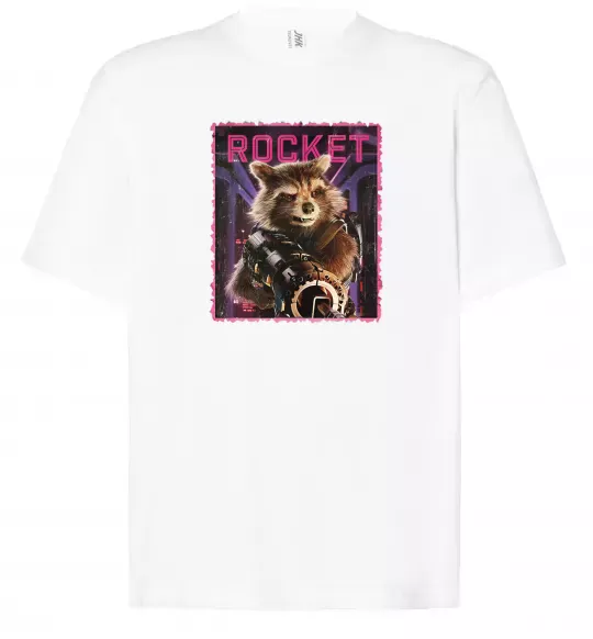 Футболка Оверсайз Rocket Білий фото