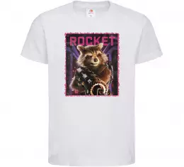 Детская футболка Rocket Белый фото
