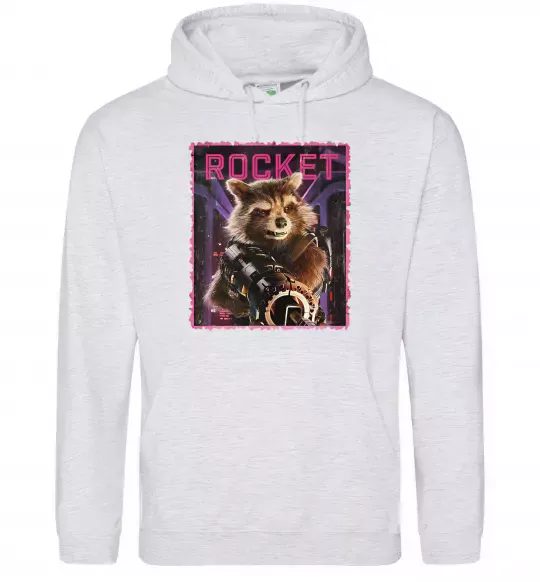 Жіноча толстовка (худі) Rocket Сірий меланж фото