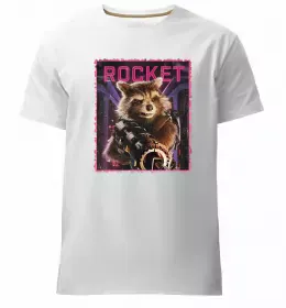 Мужская премиум футболка Guardians мультяшні Белый фото