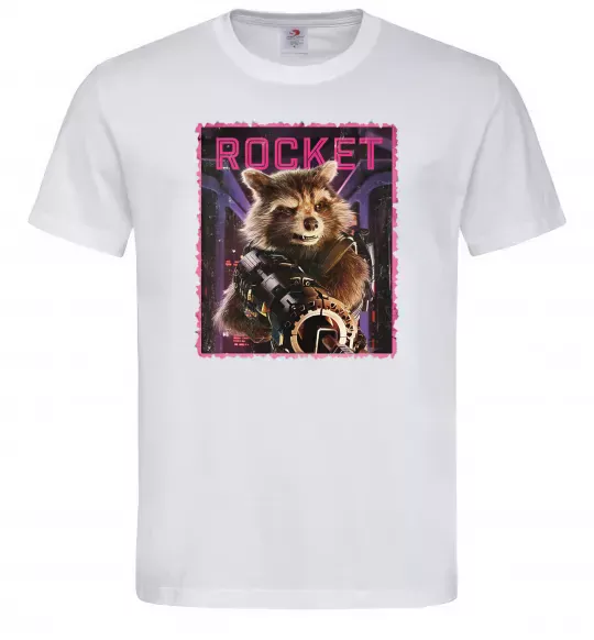Чоловіча футболка Rocket Білий фото
