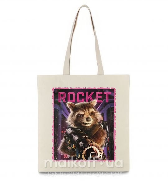Эко-сумка Rocket Бежевый фото
