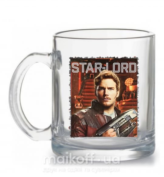 Чашка стеклянная Star-lord Прозрачный фото