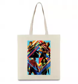 Эко-сумка Вартові галактики яскраві Бежевый фото