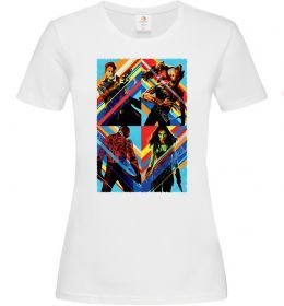 Жіноча футболка Вартові галактики яскраві