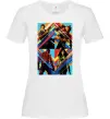 Жіноча футболка Вартові галактики яскраві Білий фото