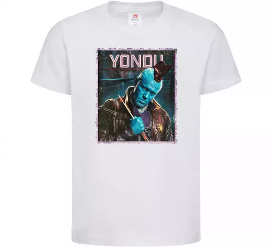 Дитяча футболка Yondu Білий фото