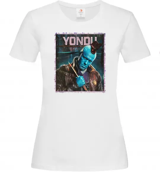 Жіноча футболка Yondu Білий фото
