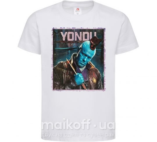 Дитяча футболка Yondu Білий фото
